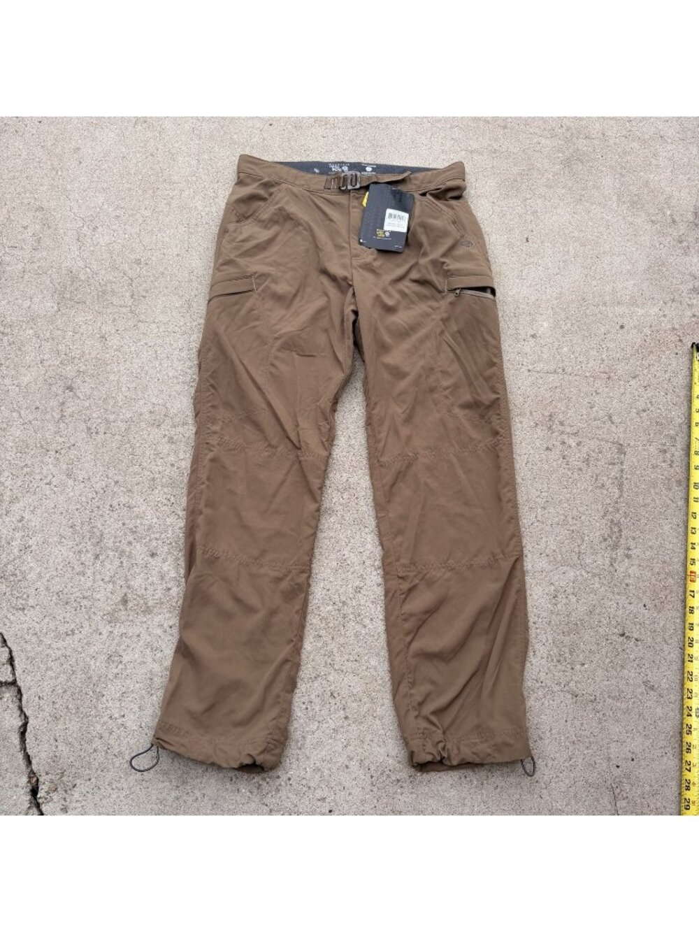 Mountain Hard wear Men’s Cargo Hiking Trail Camp Pants Coyote Size 32x32